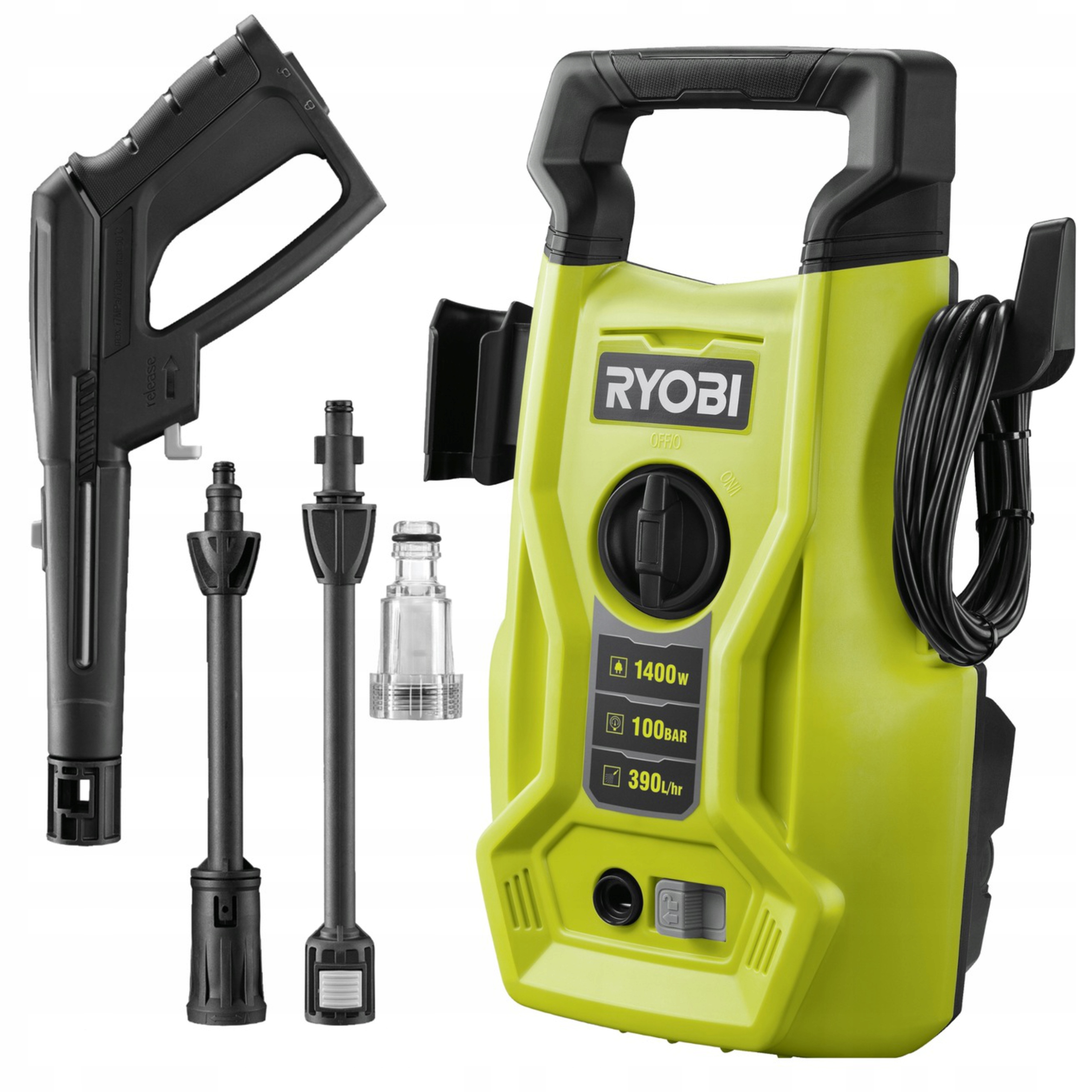 Ryobi tlaková umývačka 100 bar 1400 W